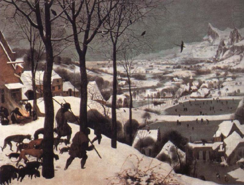 BRUEGHEL, Pieter the Younger The Hunters in the Snow china oil painting image